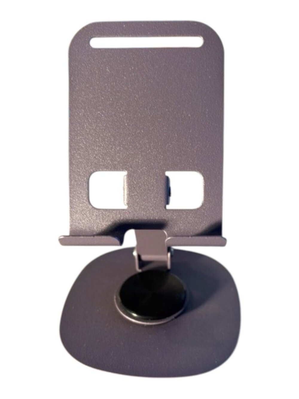 NIB Adjustable Swivel Desktop Phone Stand Metal Tablet Holder 360°- Dusty Purple